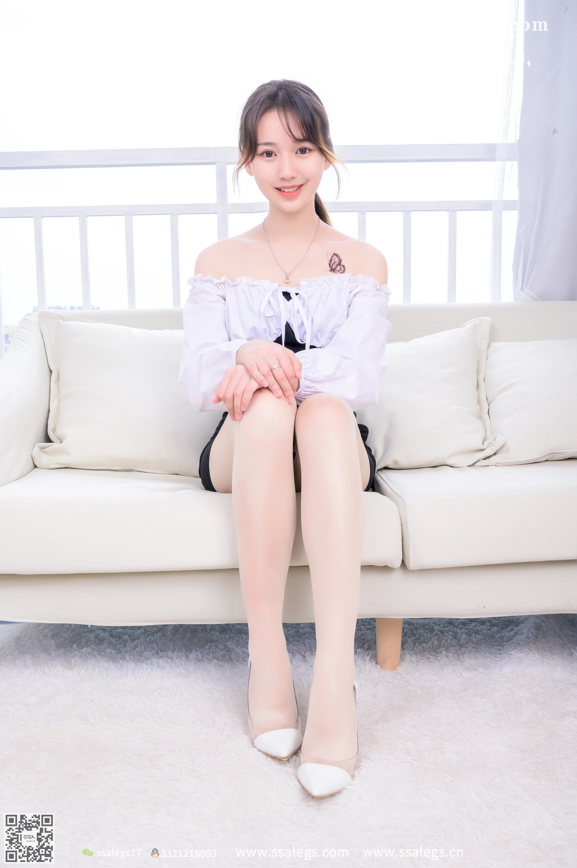 [SSA丝社]超清写真 NO.405 宝宝这个女孩笑得很甜(上) 1
